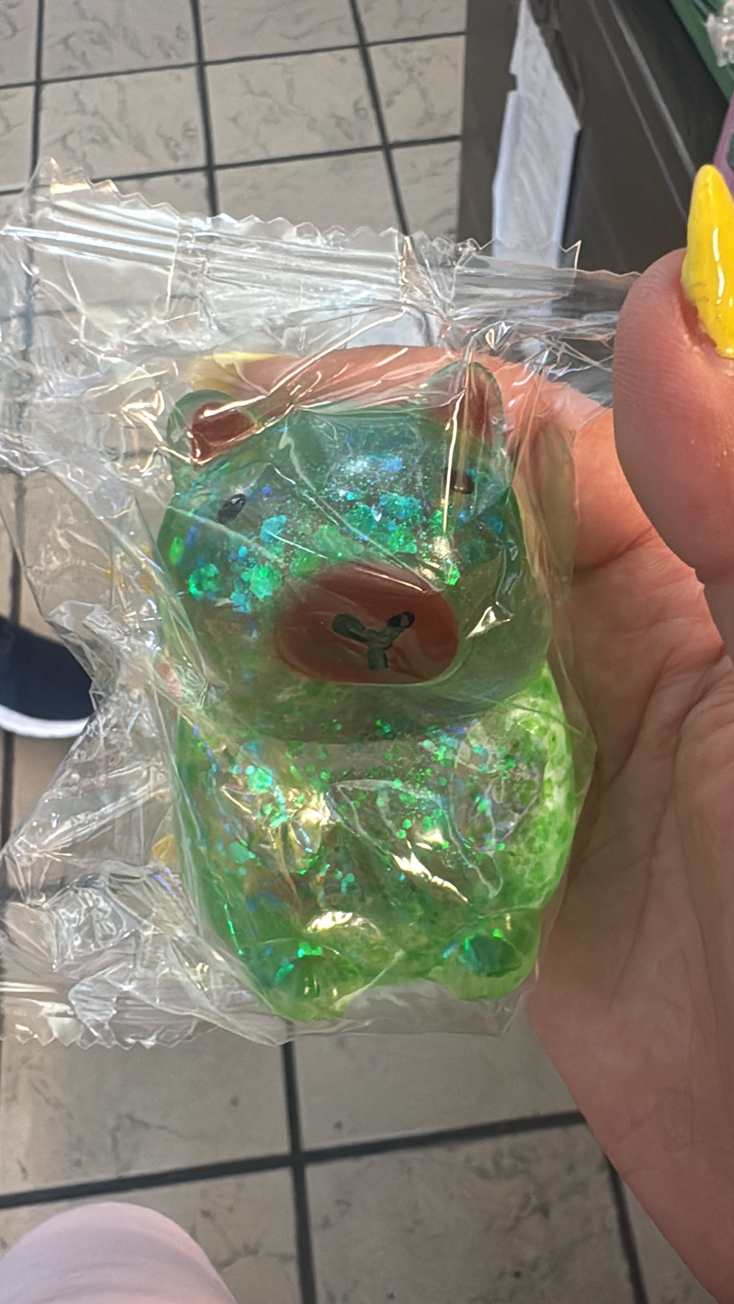 Small Glitter Capybara - Handpicked for the best squeeze