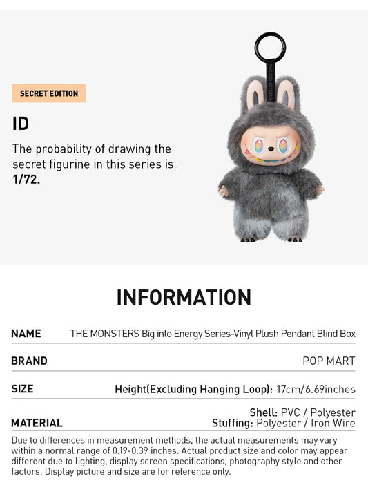 Big Into Energy Labubu Single Piece