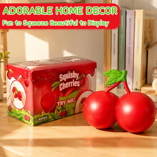 Cherry Squishy - Stress Relieving Squishy Cherries Toy