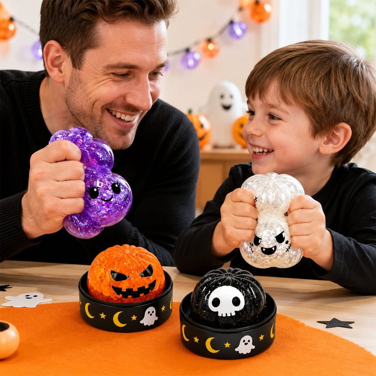 Halloween Mystery Blind Box Dumpling Squishy – Squishy Surprise Collectible