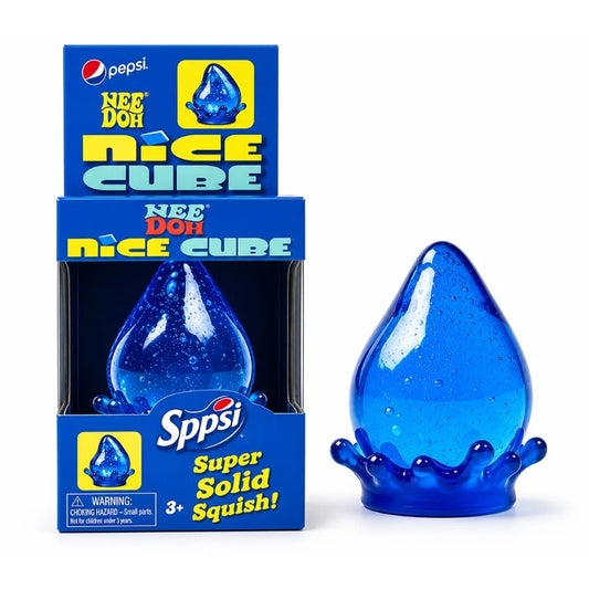 Squishy Raindrop/Dreamdrop Fidget Toy Glitter Blue