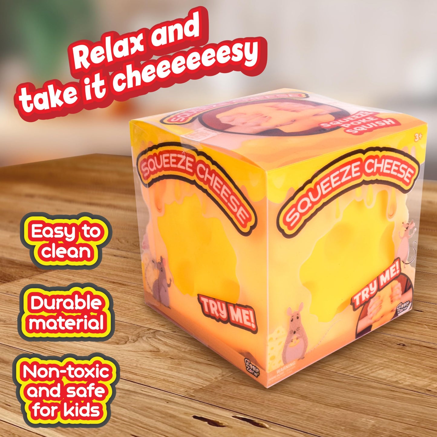 Cheese Squishy Bundle - Jumbo Medium & Small Squishy Bundle