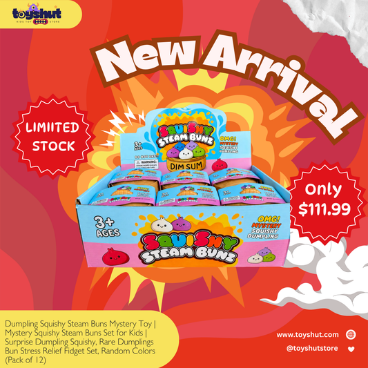 Dumpling Squishy Steam Buns Mystery Set of 12