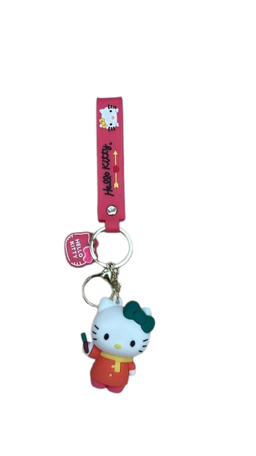 Hello Kitty Dark Pink Keychain