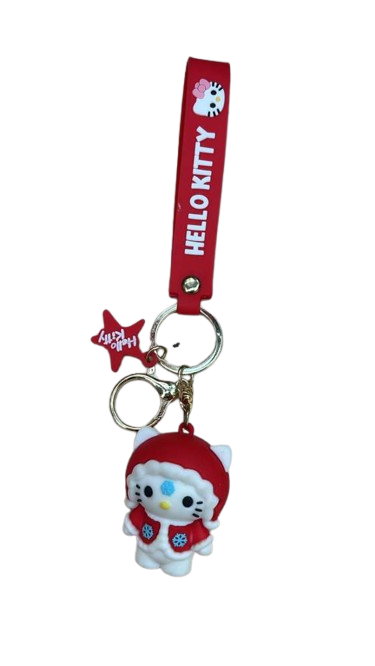 Hello Kitty Red Keychain