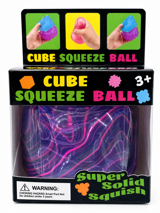 Swirl Squishy Stress Cube Balls