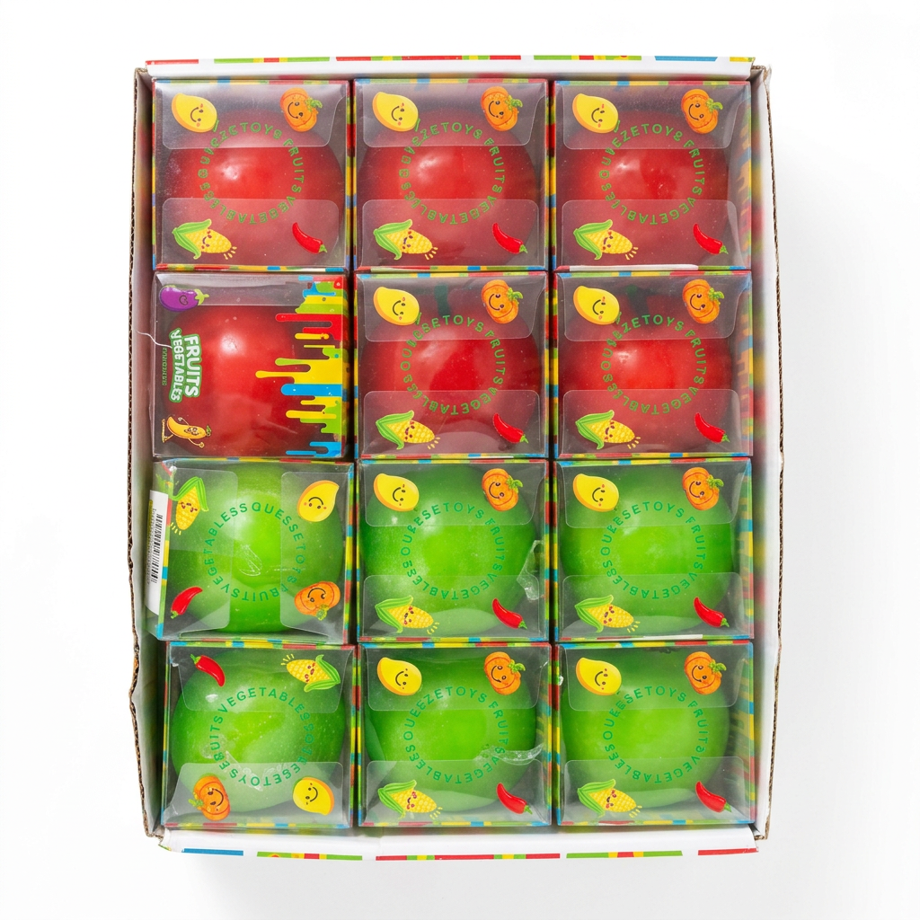 Slushy Apple Squishy Squeeze Toy - Colour may Vary