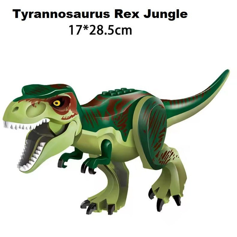 Dinosaur Jurassic World Lego T-Rex Velociraptor Tyrannosaurus Rex TRex ...