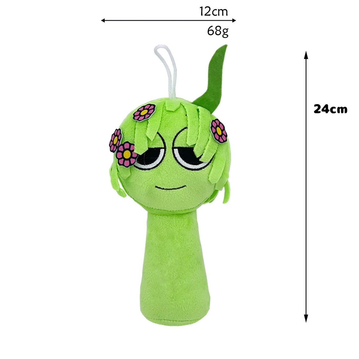 High Quality Sprunki Plushie Sprunki Plush Toy Cute Stuffed Toy for Kids Adults Valentines Day Boys Girls Green– Light Green