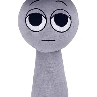 High Quality Sprunki Plushie – Gray