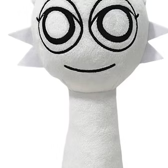 High Quality Sprunki Plushie – White