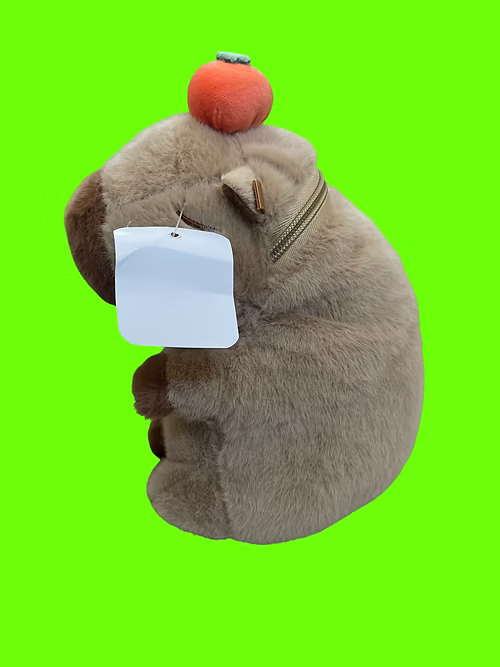 Light Brown High-Quality Capybara Backpack