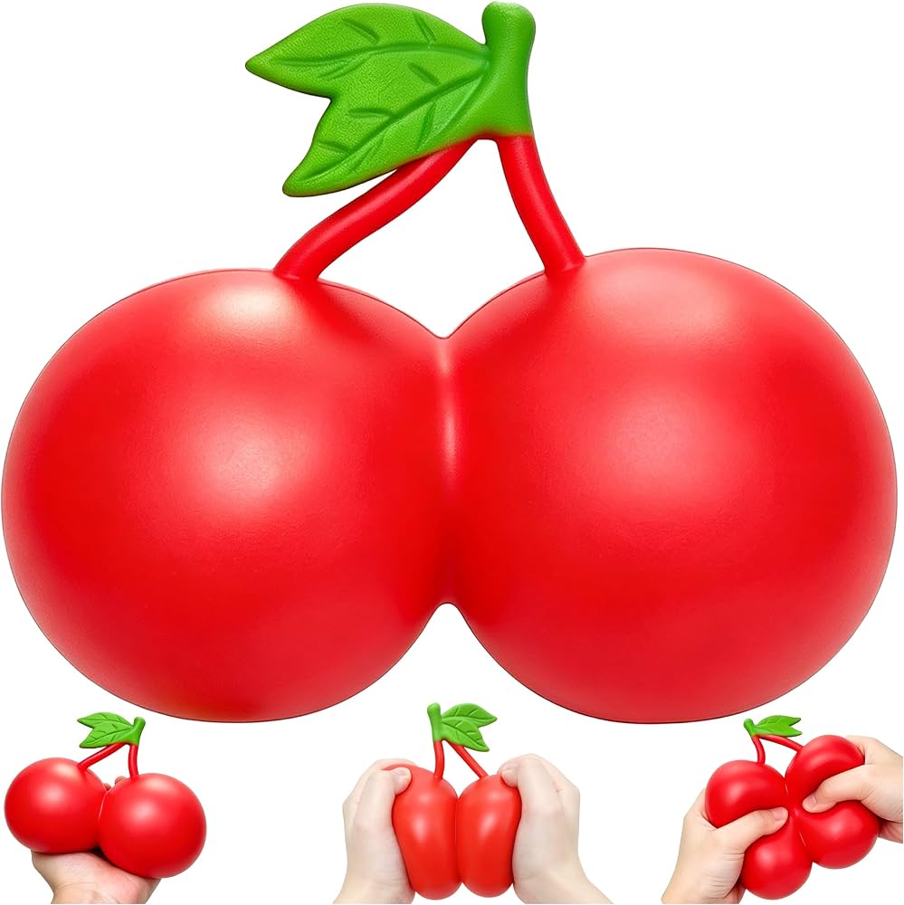 Cherry Squishy - Stress Relieving Squishy Cherries Toy  - New Arrival
