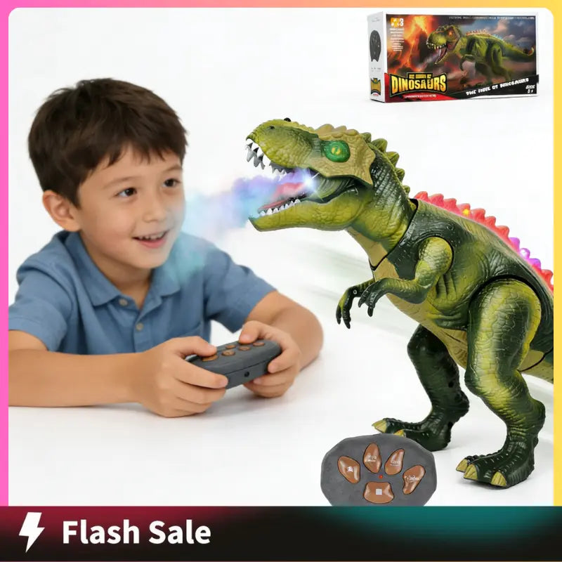 JOYIN Robot Dinosaur Toy T-Rex with Light and Roaring Sound Remote Control