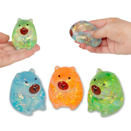 Small Glitter Capybara - Handpicked for the best squeeze