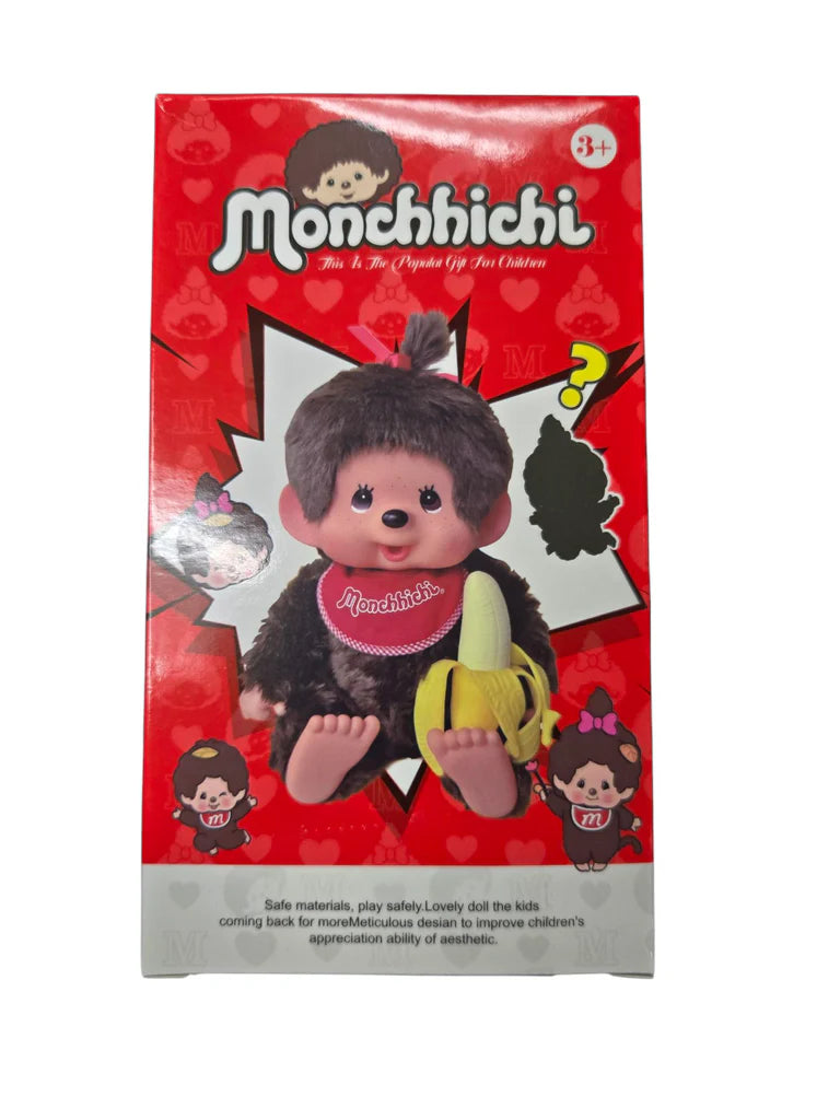 Monchhichi Plush Doll – Banana Edition