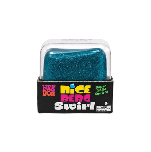 Large Glitter Nice Cube Squishy - Colour may Vary  - New Arrival