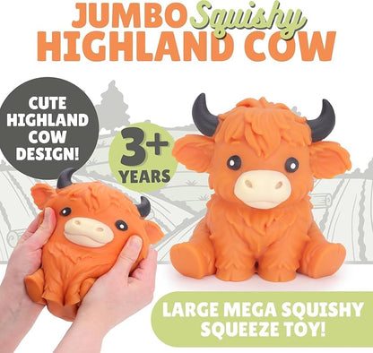 Jumbo Highland Cow Squishy