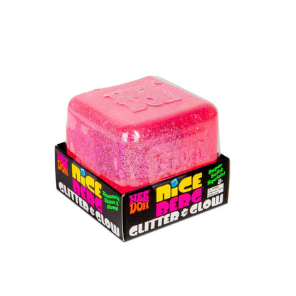 Large Glitter Nice Cube Squishy - Colour may Vary