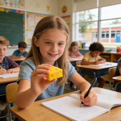 Cheese Triangle Squishy Toy