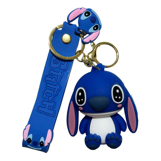 Stitch Rubber & Metal Keychain, Lilo & Stitch Disney, New! Fast Shipping!