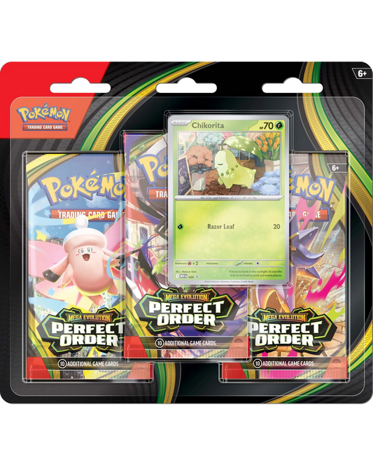Pokémon TCG - Mega Evolution - Perfect Order Three-Booster Blister