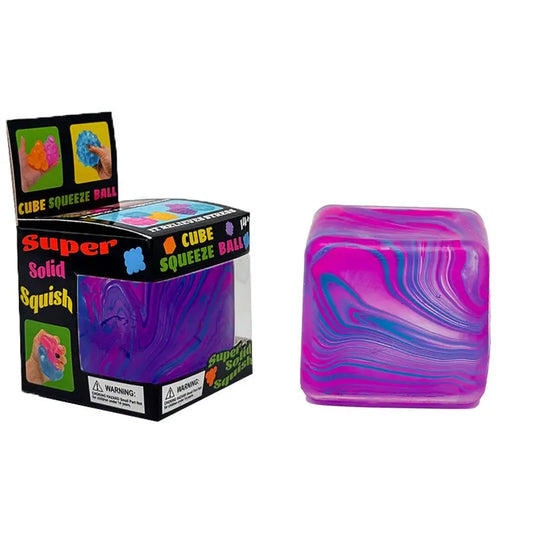 Swirl Squishy Stress Cube Balls
