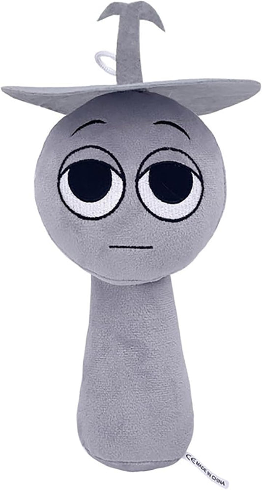 High Quality Sprunki Plushie Sprunki Game Plush, Sprunki Toys Plush ,Soft Stuffed Animal Pillow Doll Christmas Birthday Gifts for Adult Kids – Gray