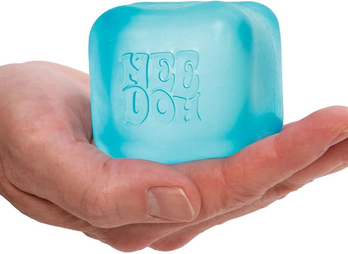 Needoh Squishy Nice Cube NEW HOT VIRAL MYSTERY Nee doh Sensory Squeeze Toy - Super Solid Squish -2" Wide - Color May Vary (Pack of 1)