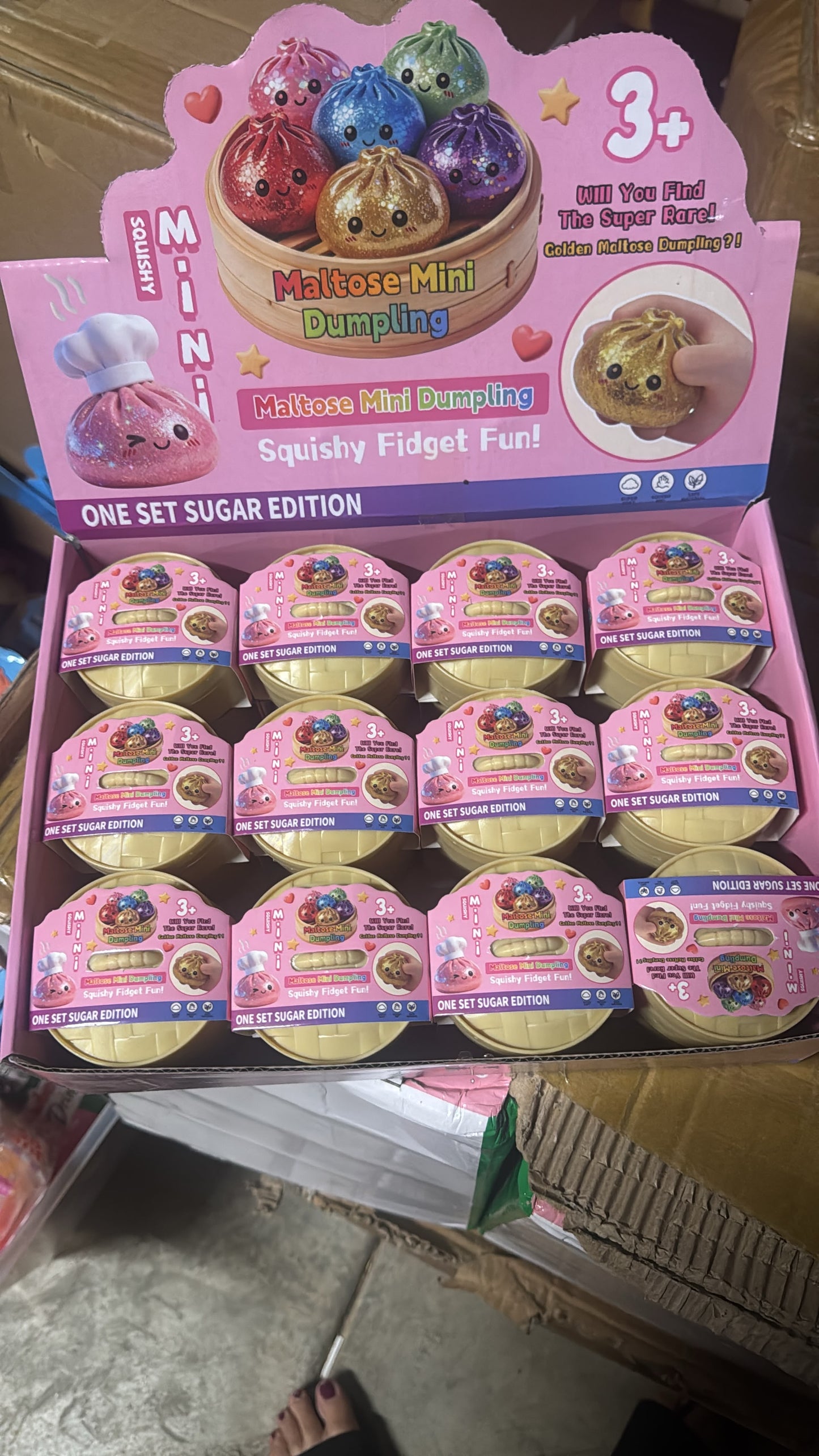 Mini Dumpling - Squishy Fidget Fun - One Set Sugar Edition