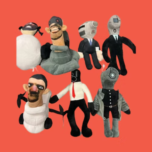 Scibidy Characters Plush Bundle