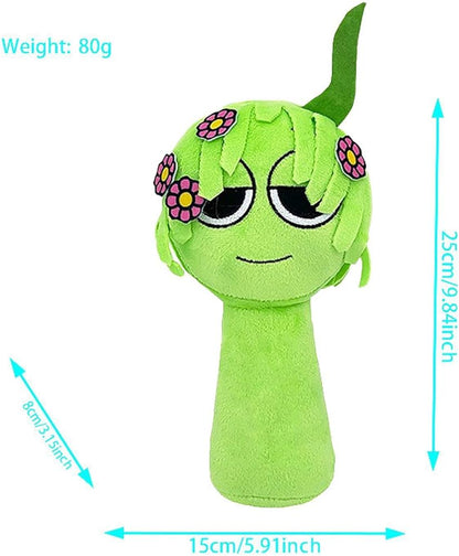 High Quality Sprunki Plushie  Sprunki Plush Toy Cute Stuffed Toy for Kids Adults Valentines Day Boys Girls Green– Light Green