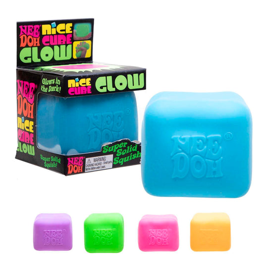Needoh Glow Squishy Fluorescent Glow-in-the-Dark 100% authentic Collectible Squishy Anti-Stress Toy Soft Maltose Material 100% authentic