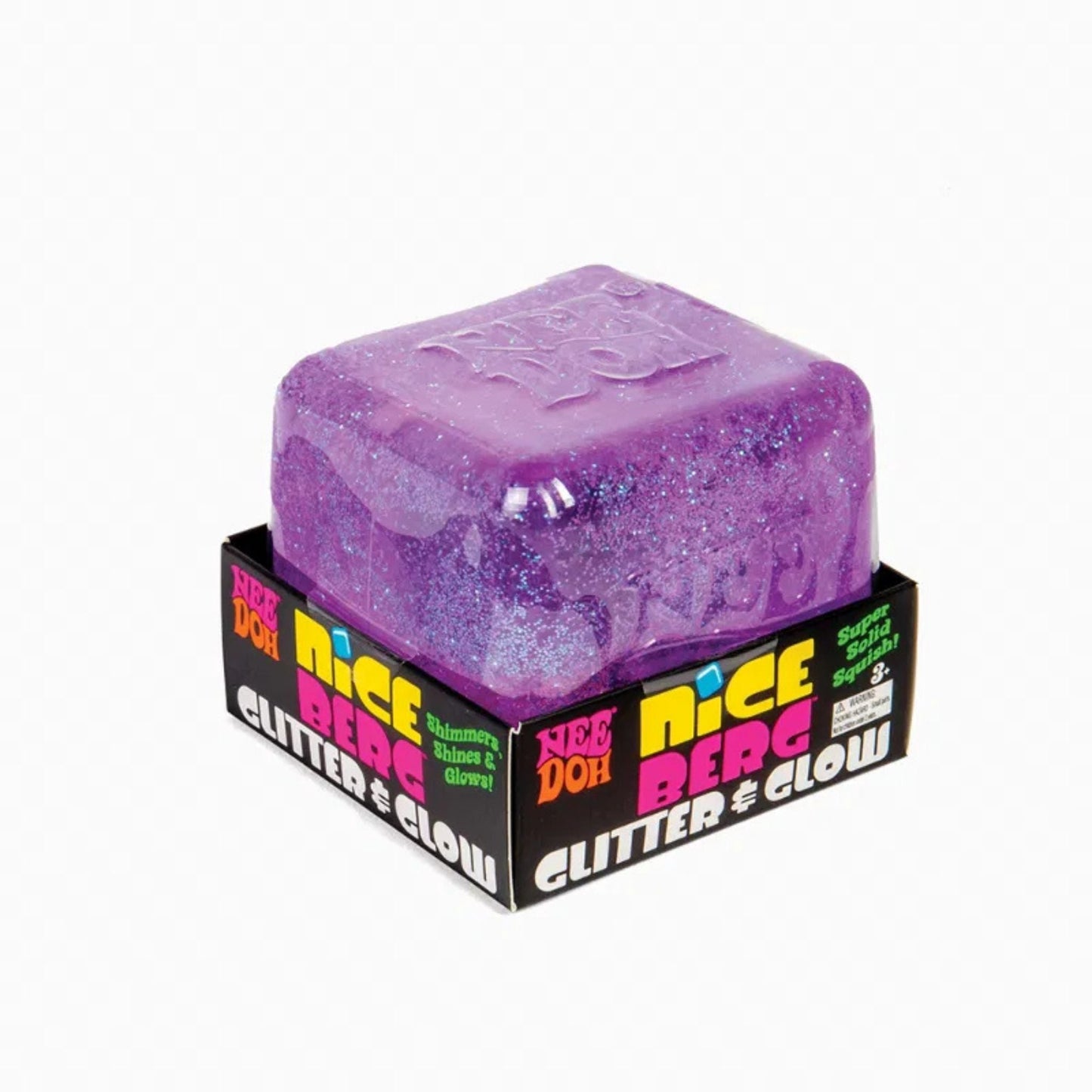Large Glitter Nice Cube Squishy - Colour may Vary