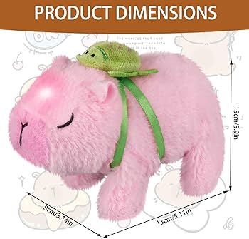 Mini Running Capybaras – Nose-Wiggling Cuties with Turtle Backpacks