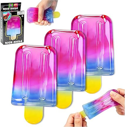 Ice Cream Squeeze Squishy Toy, Stress Relief Squishy for Adults, Stable and Durable, Soft Slow-Rising Squishy for ADHD, Autism, Birthday Gifts & Classroom Rewards