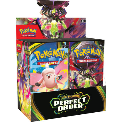Pokemon cards TCG: Mega Evolution—Perfect Order Booster Display (36 Booster Packs) - Assorted
