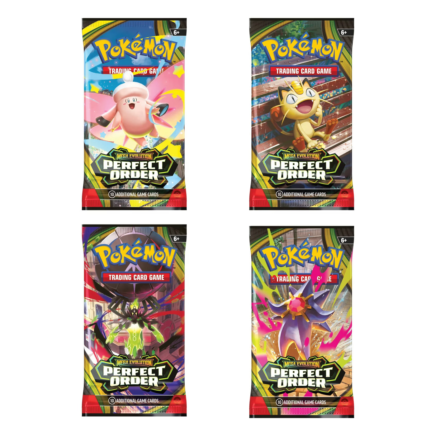 Pokemon cards TCG: Mega Evolution—Perfect Order Booster Display (36 Booster Packs) - Assorted