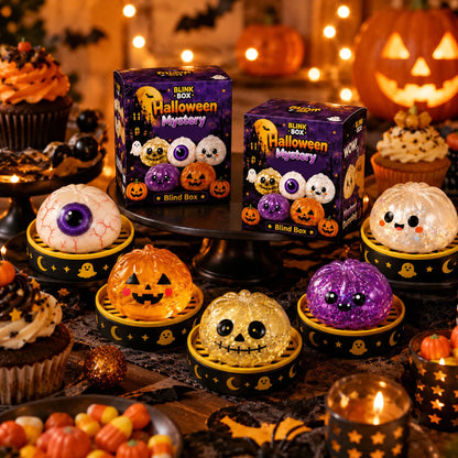 Halloween Mystery Blind Box Dumpling Squishy – Squishy Surprise Collectible