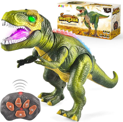 JOYIN Robot Dinosaur Toy T-Rex with Light and Roaring Sound Remote Control