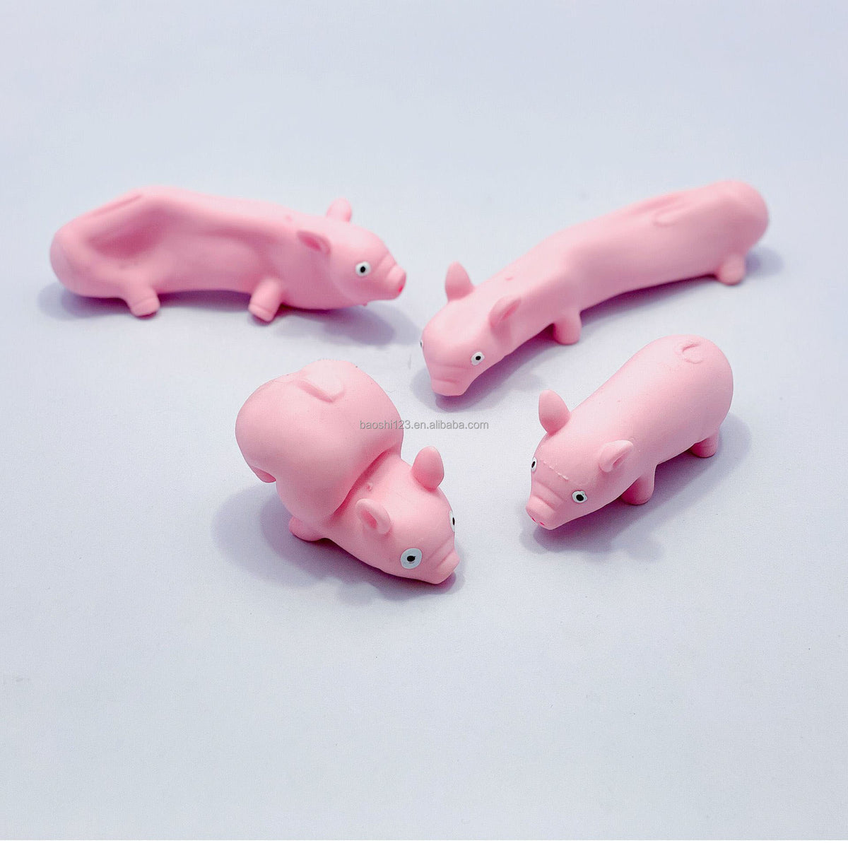Pulling Pink Pig Squishy
