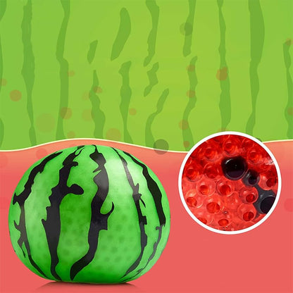 Orbeez Filled Watermelon Squishy - Satisfying Squeeze Toy