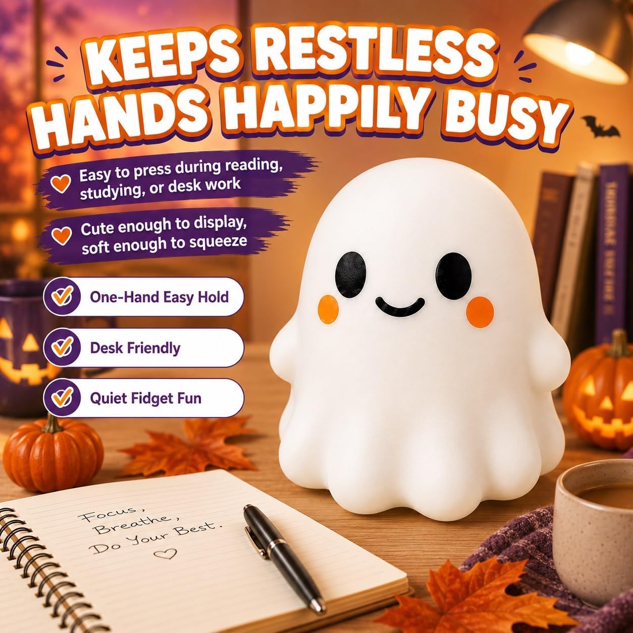 Kawaii Ghost Squishy
