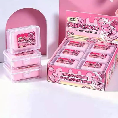 Wax Cracking Chocolate Bar Squishy - Colour may vary