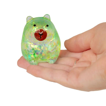 Small Glitter Capybara - Handpicked for the best squeeze