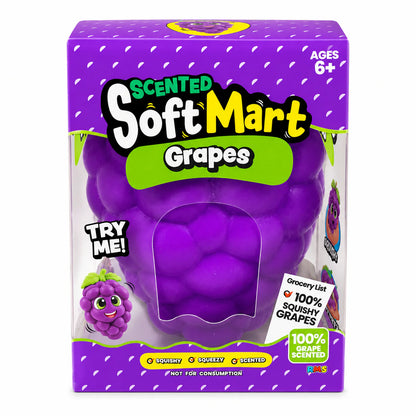 Scented Grapes Jumbo Viral Squishy Purple Grape Slow Rebound Stress Relief Fidget Toy, Gaint Fruit-Shaped Sensory Toy for Kids Adults Party Favors