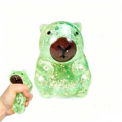 Small Glitter Capybara - Handpicked for the best squeeze