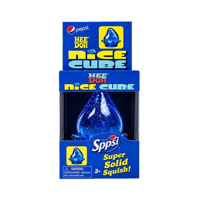 Squishy Raindrop/Dreamdrop Fidget Toy Glitter Blue