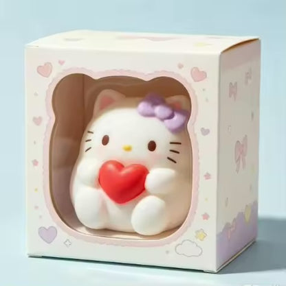 Kitty Heart Squishy - Colour may Vary
