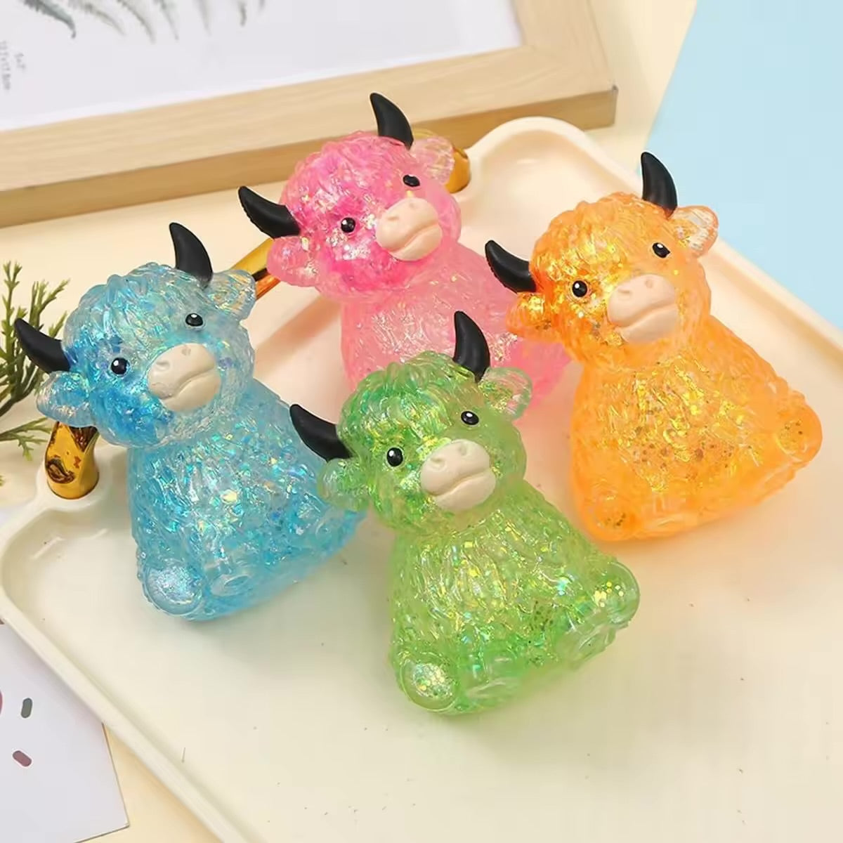 Sugar Filled Cow Squishy - Colour May Vary